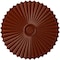 Ekena Millwork Shakuras Ceiling Medallion (For Canopies up to 5 3/4"), Hand-Painted Firebrick, 33 7/8"OD x 2"P CM34SHFIF - alternate 1